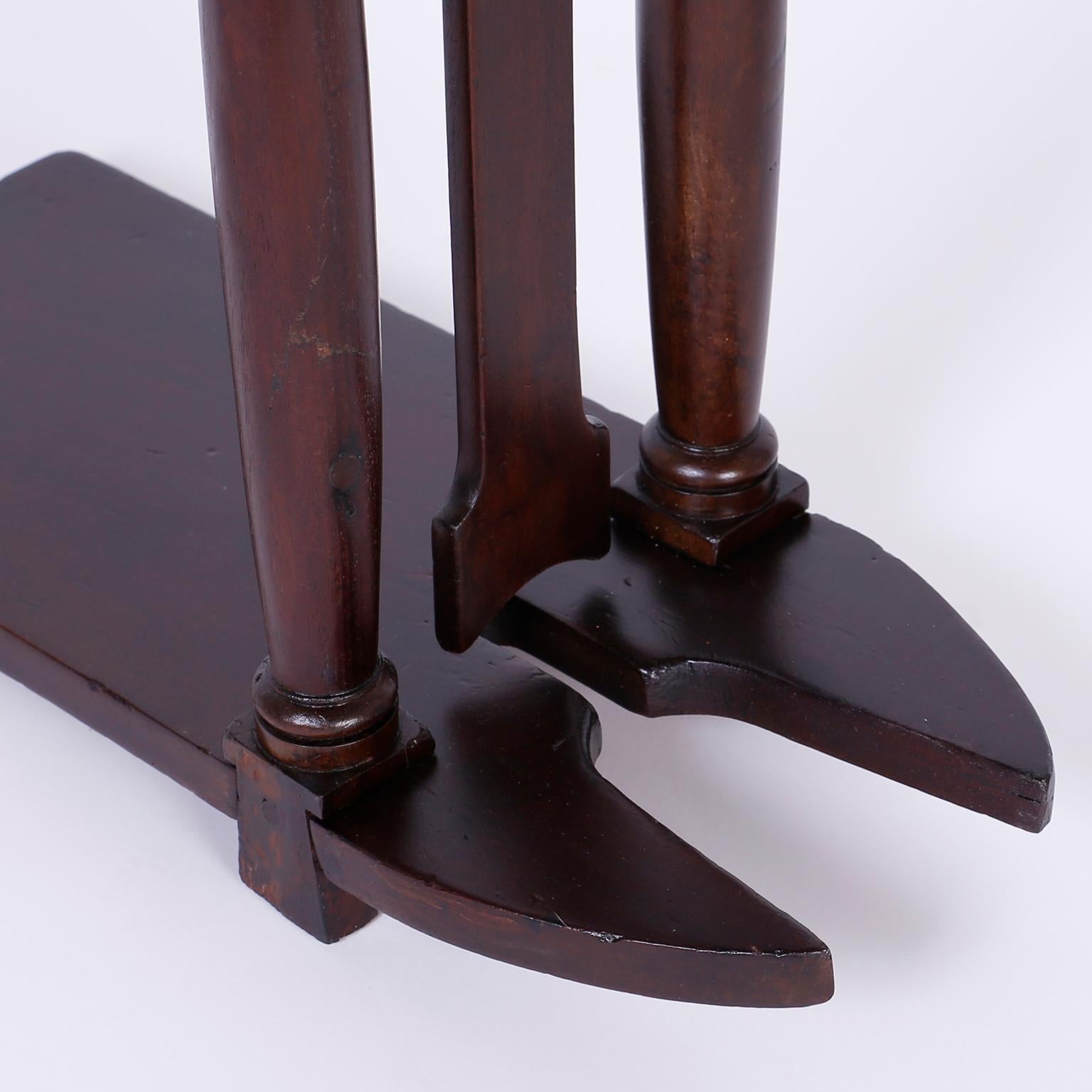 Antique British Colonial Boot Jack In Excellent Condition In Palm Beach, FL