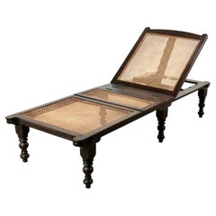 Antique British Colonial Caned Day Bed