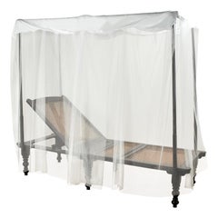 Antique British Colonial Caned Day Bed