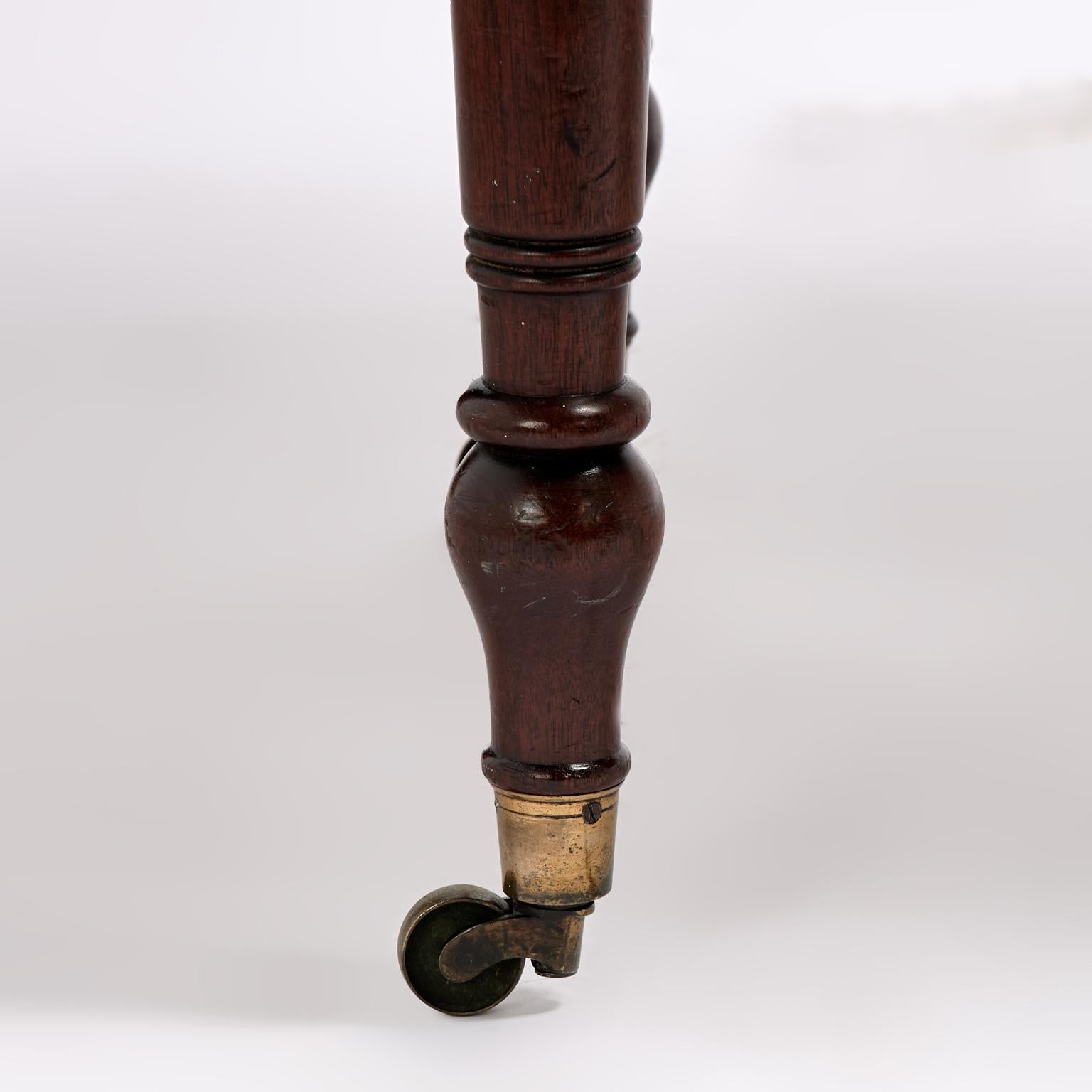 Antique British Colonial Mahogany Server For Sale 4