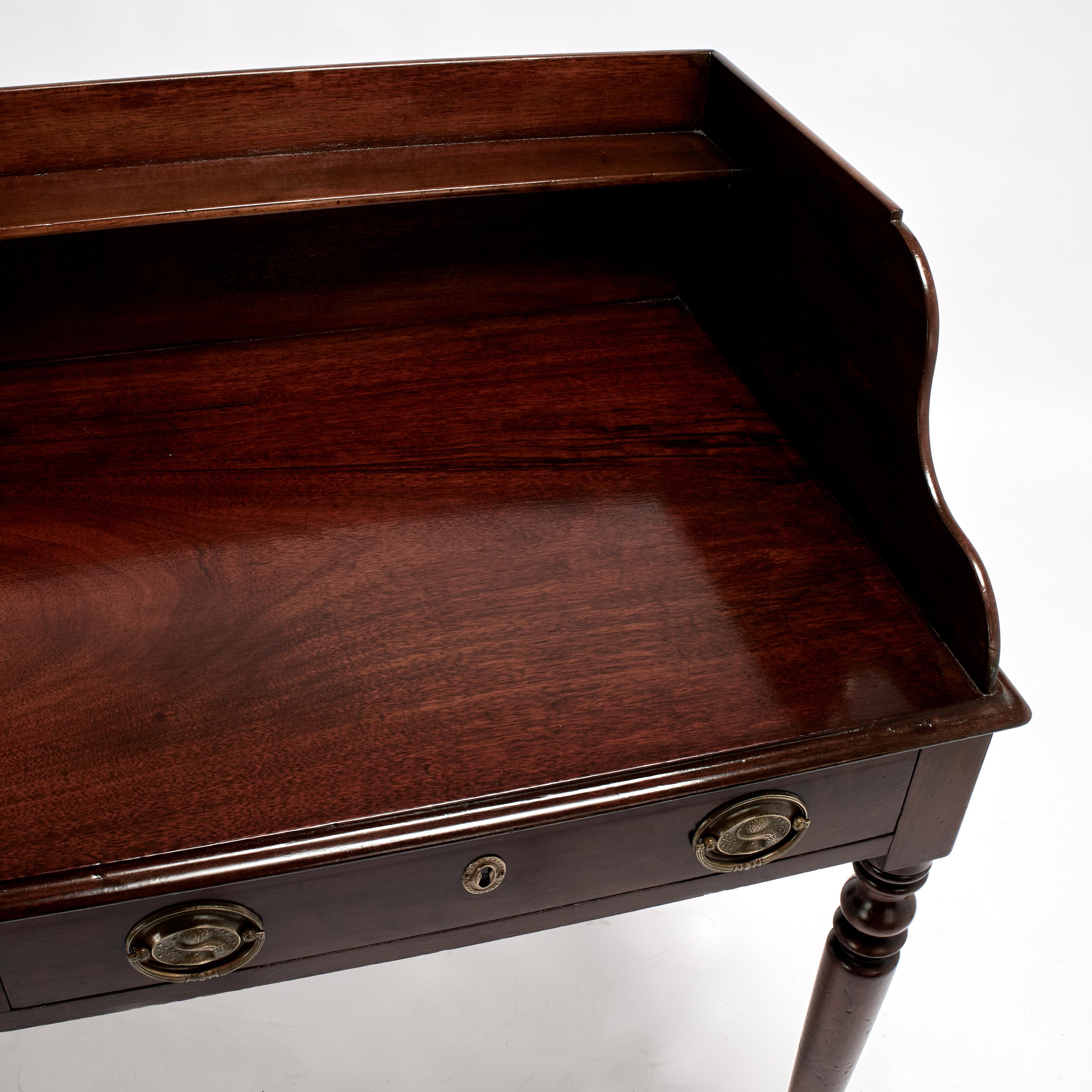 Antique British Colonial Mahogany Server For Sale 1