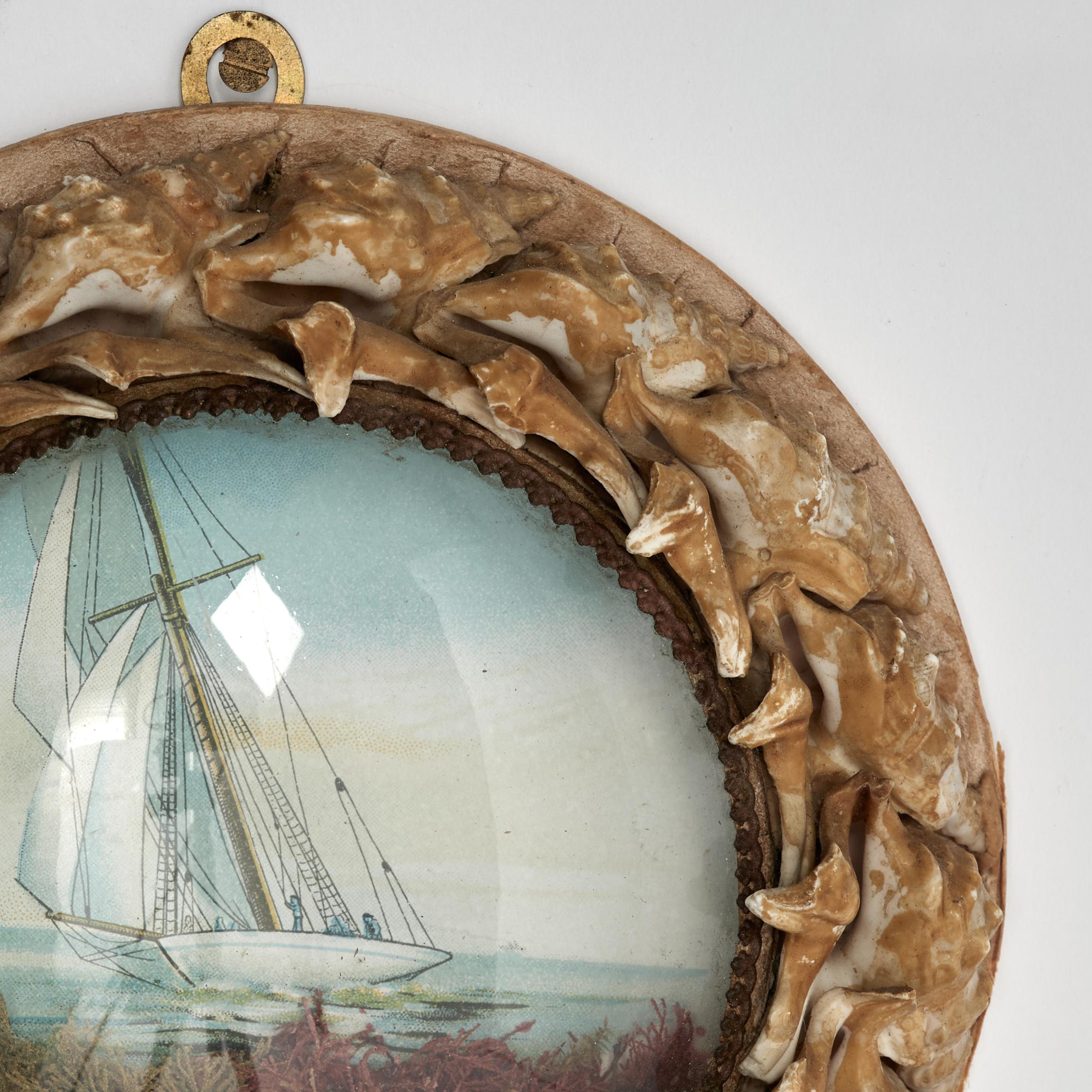Victorian Antique British Colonial Sailors Valentine For Sale