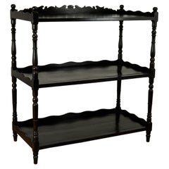 Antique British Colonial Server or Etagere