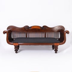 Antique British Colonial Settee or Couch