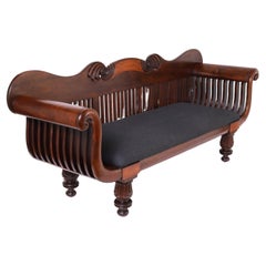 Antique British Colonial Settee or Couch