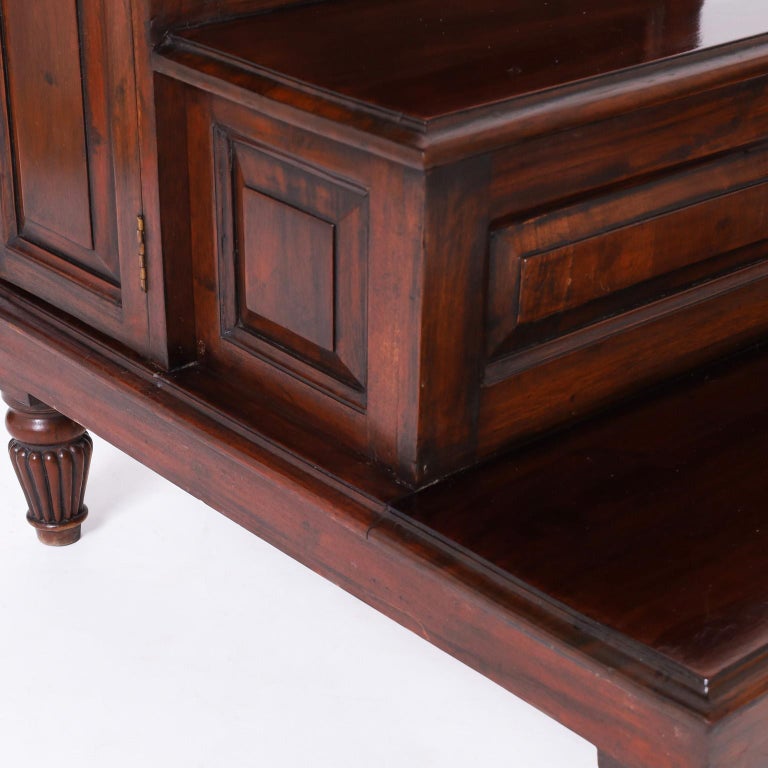 Antique British Colonial Step Down Stands or Tables For Sale at 1stDibs