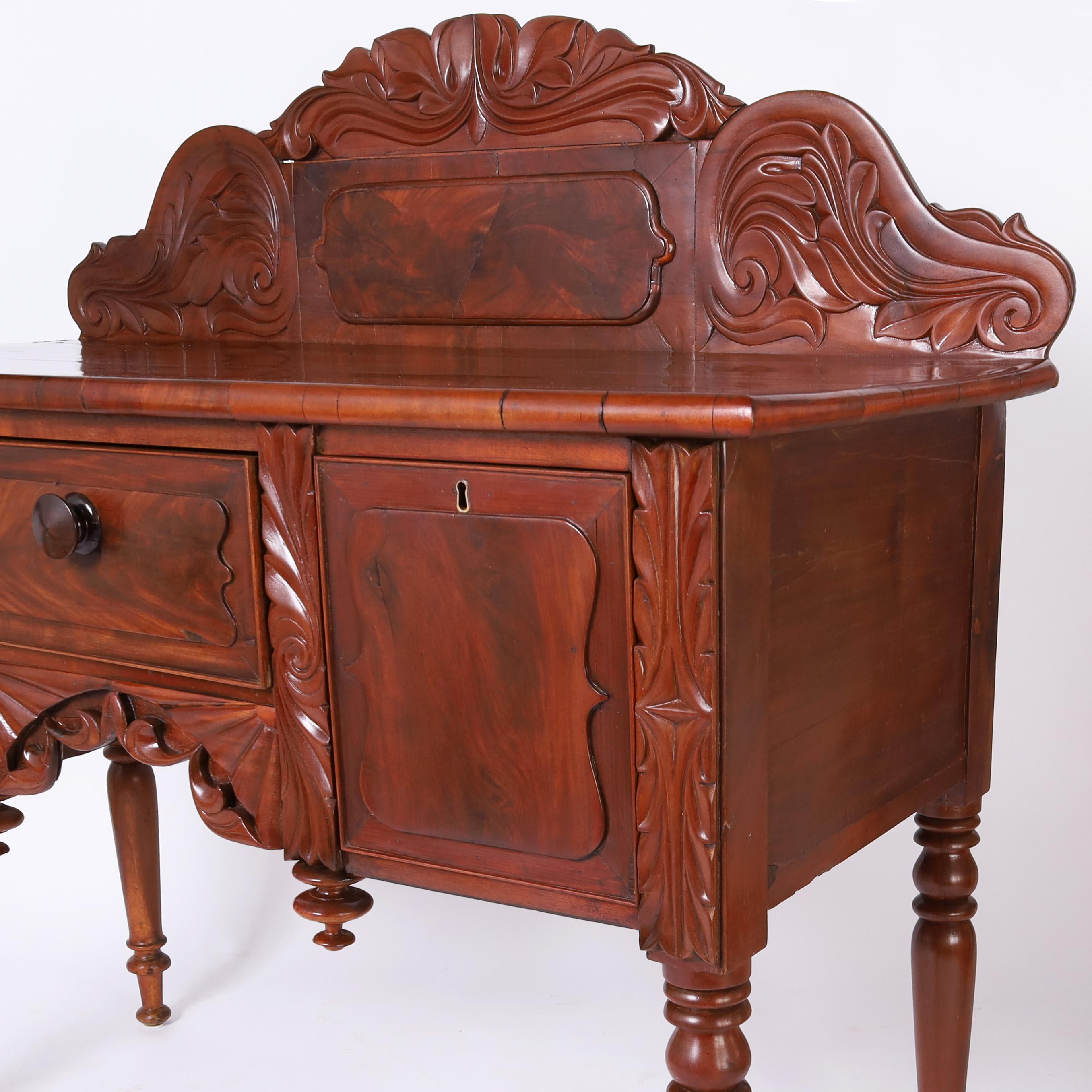 Antique British Colonial West Indies Mahogany Sideboard o Server in vendita 2