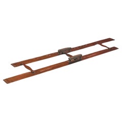 Antiker britischer nautischer / maritimen Messing- Parallel- Ruler aus Messing von Kelvin & Hughes