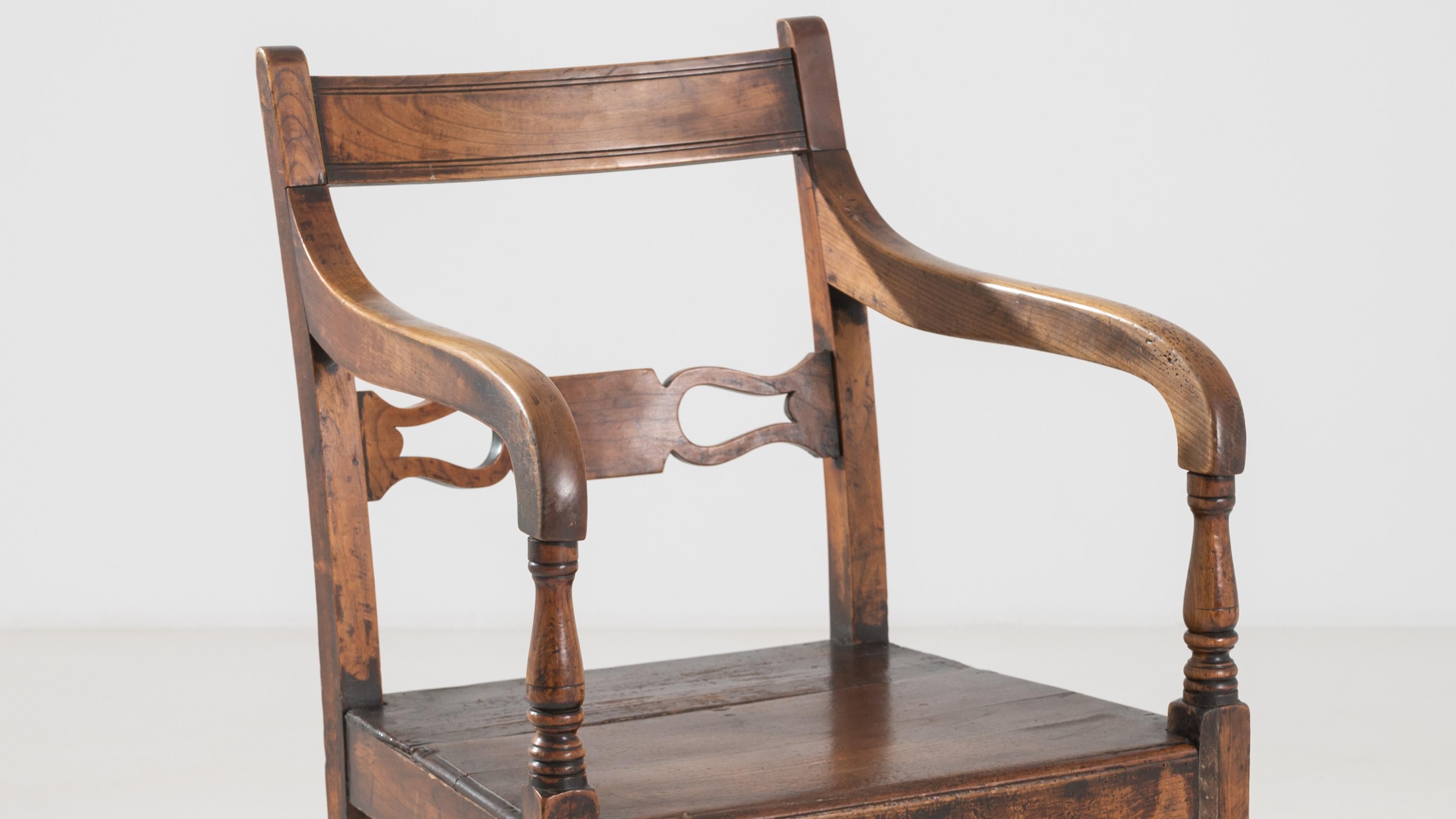 Antique British Wooden armchair 4
