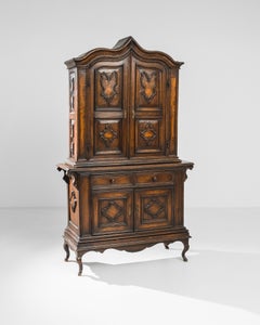 Antique British Wooden Cabinet