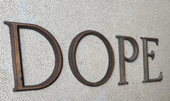 Antique Bronze Architectural Letters From England