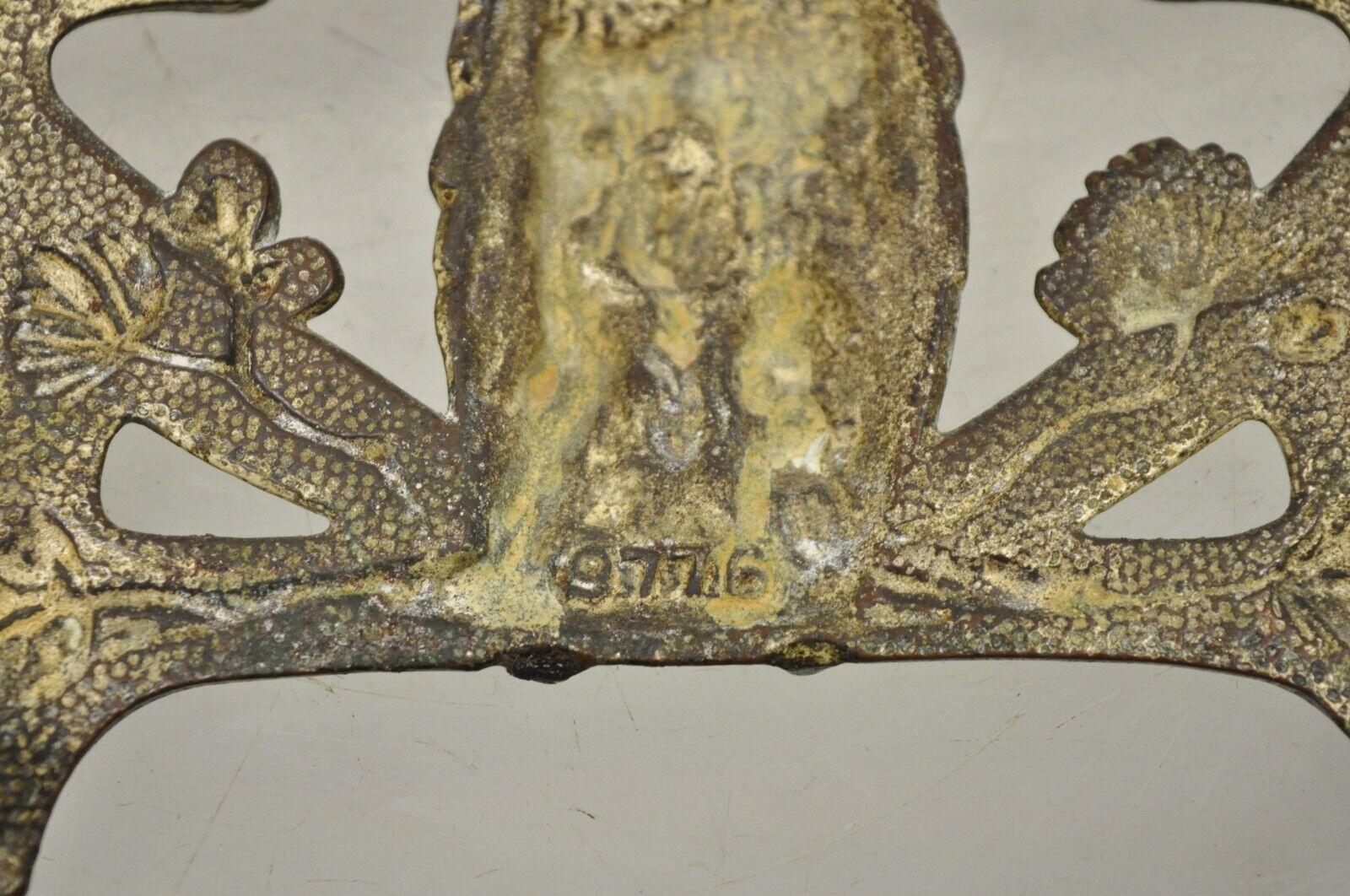 Antique Bronze Art Nouveau Owl Expandable Bookends Book Rack 5