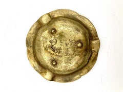 Antique Bronze Ashtray with Patina, Rare Antique Edition