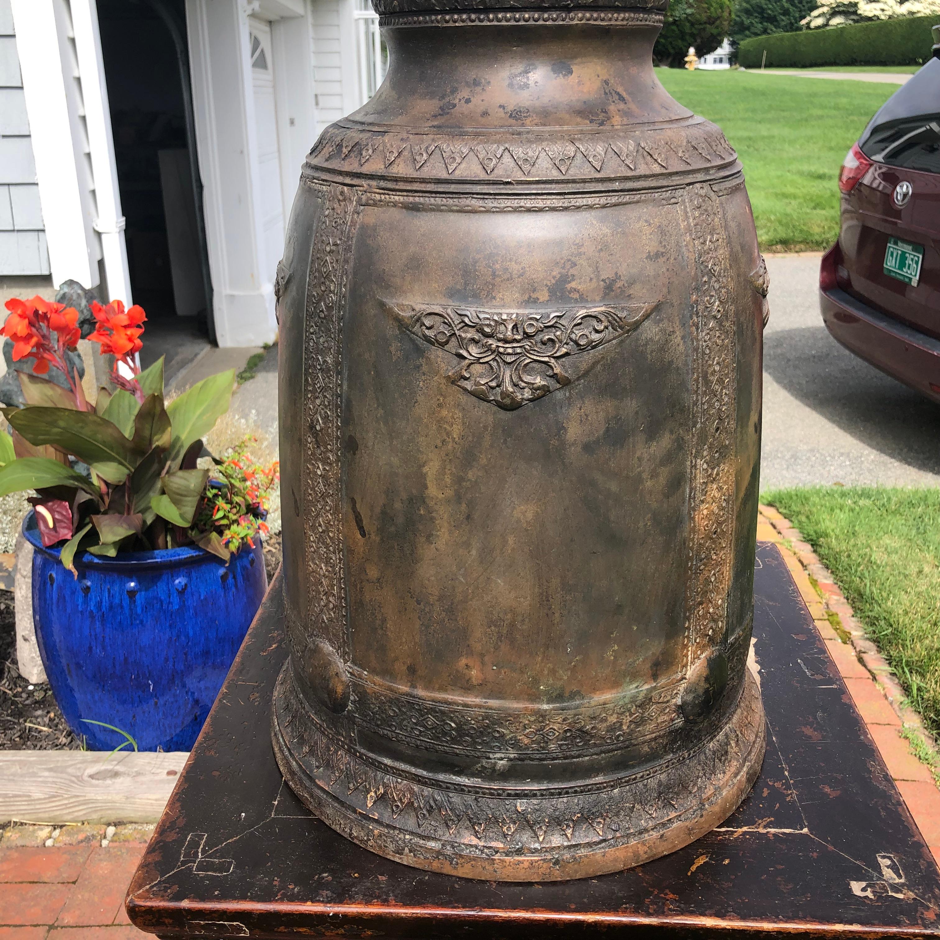 antique bronze bell