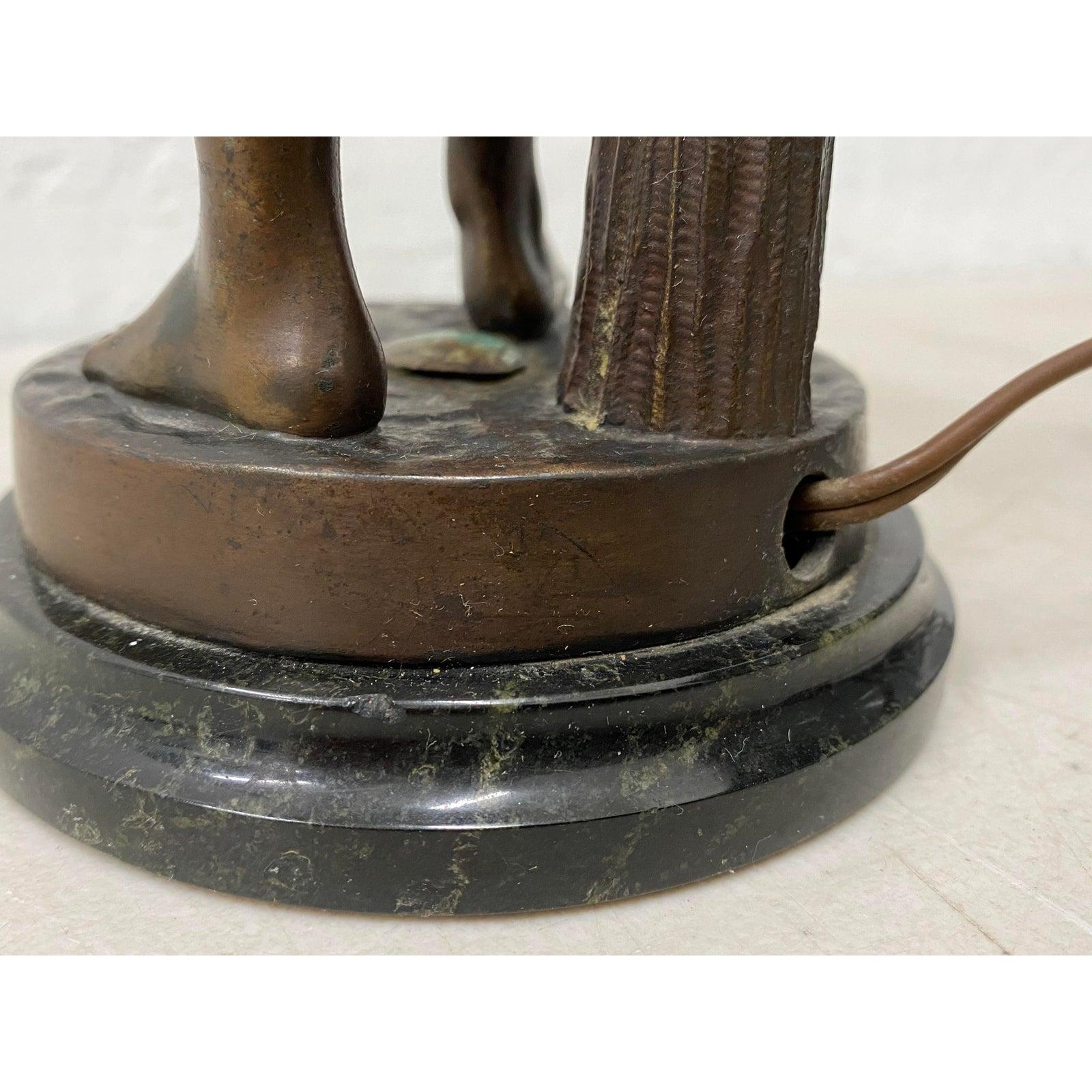 bronze lamp antique