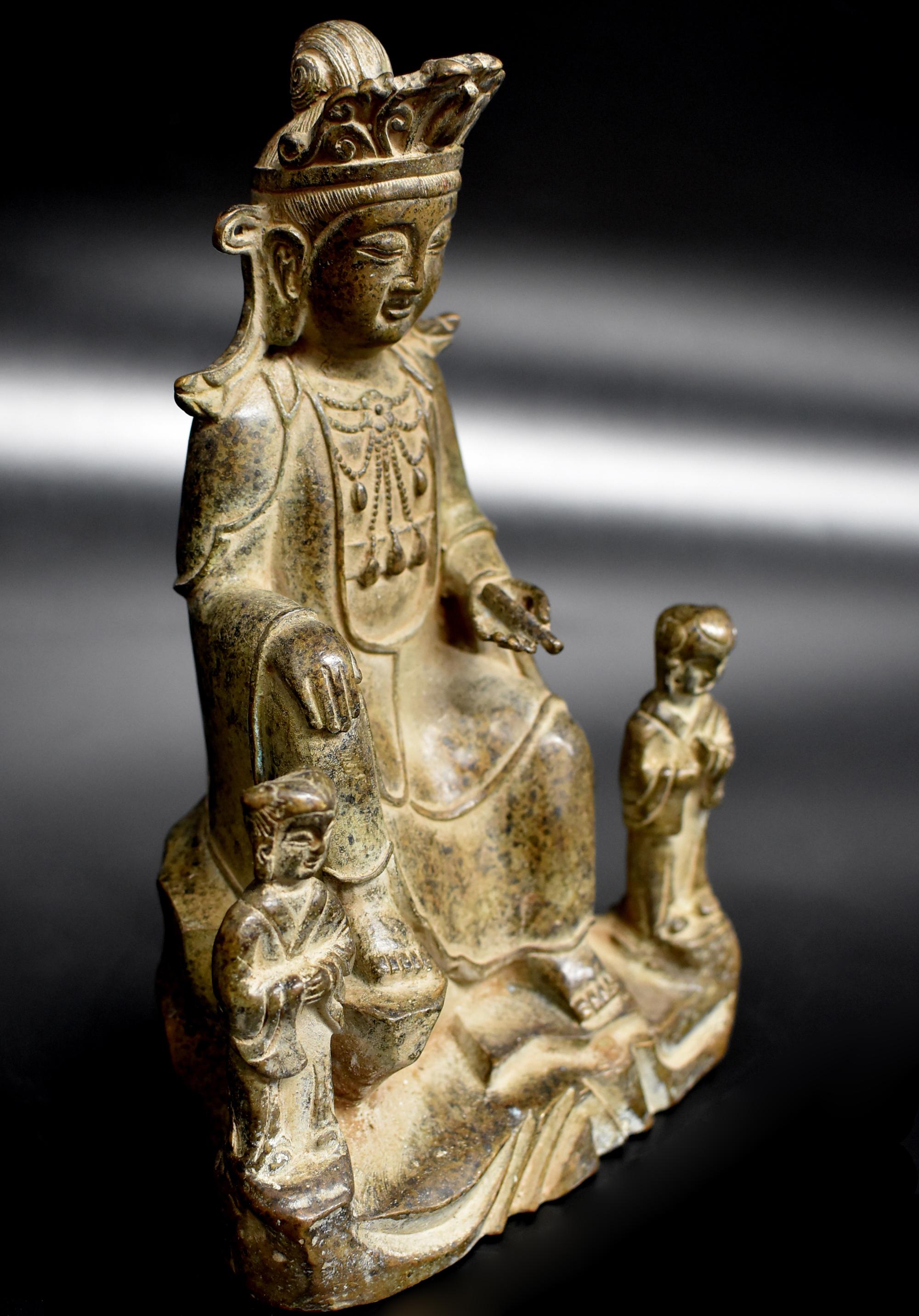 Antique Bronze Buddha as a Teacher 4