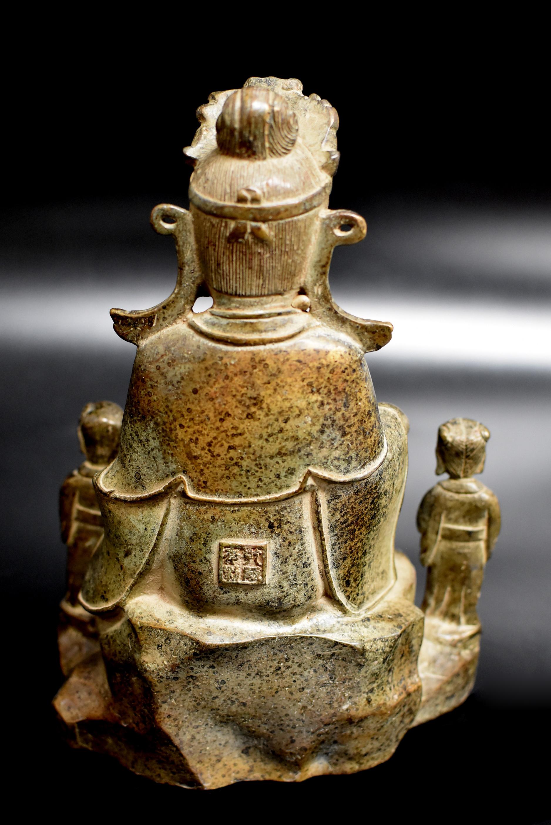 Antique Bronze Buddha as a Teacher 12