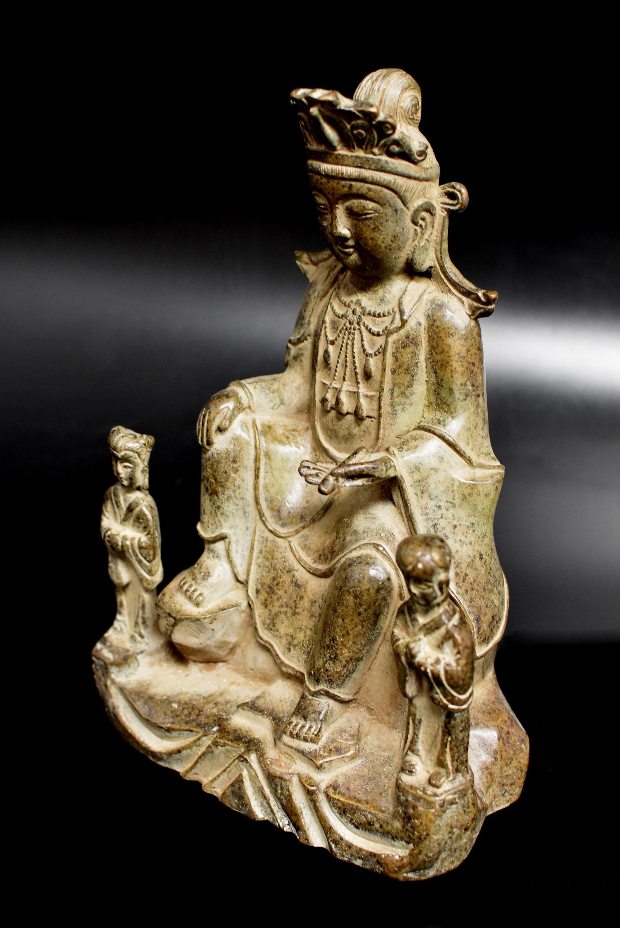 Antique Bronze Buddha as a Teacher 3
