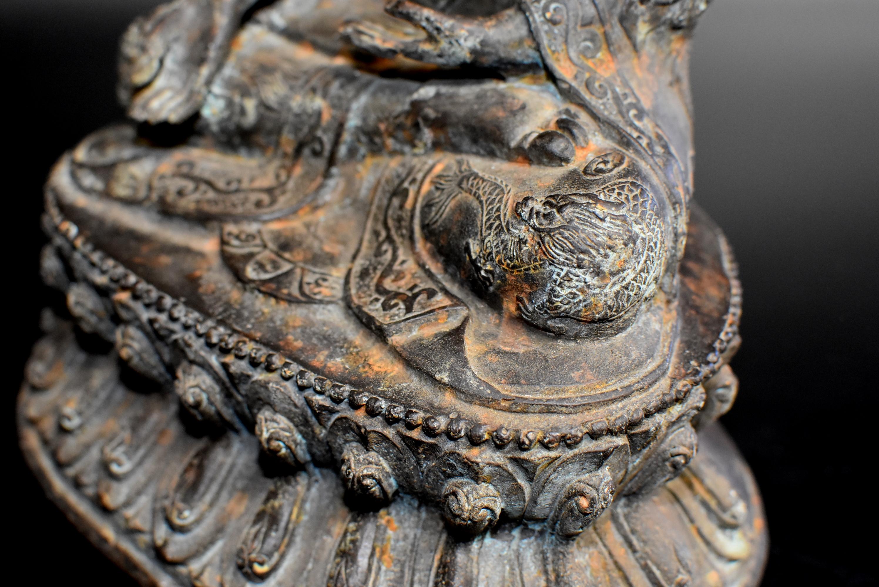 Antique Bronze Buddha, Charity and Compassion 8
