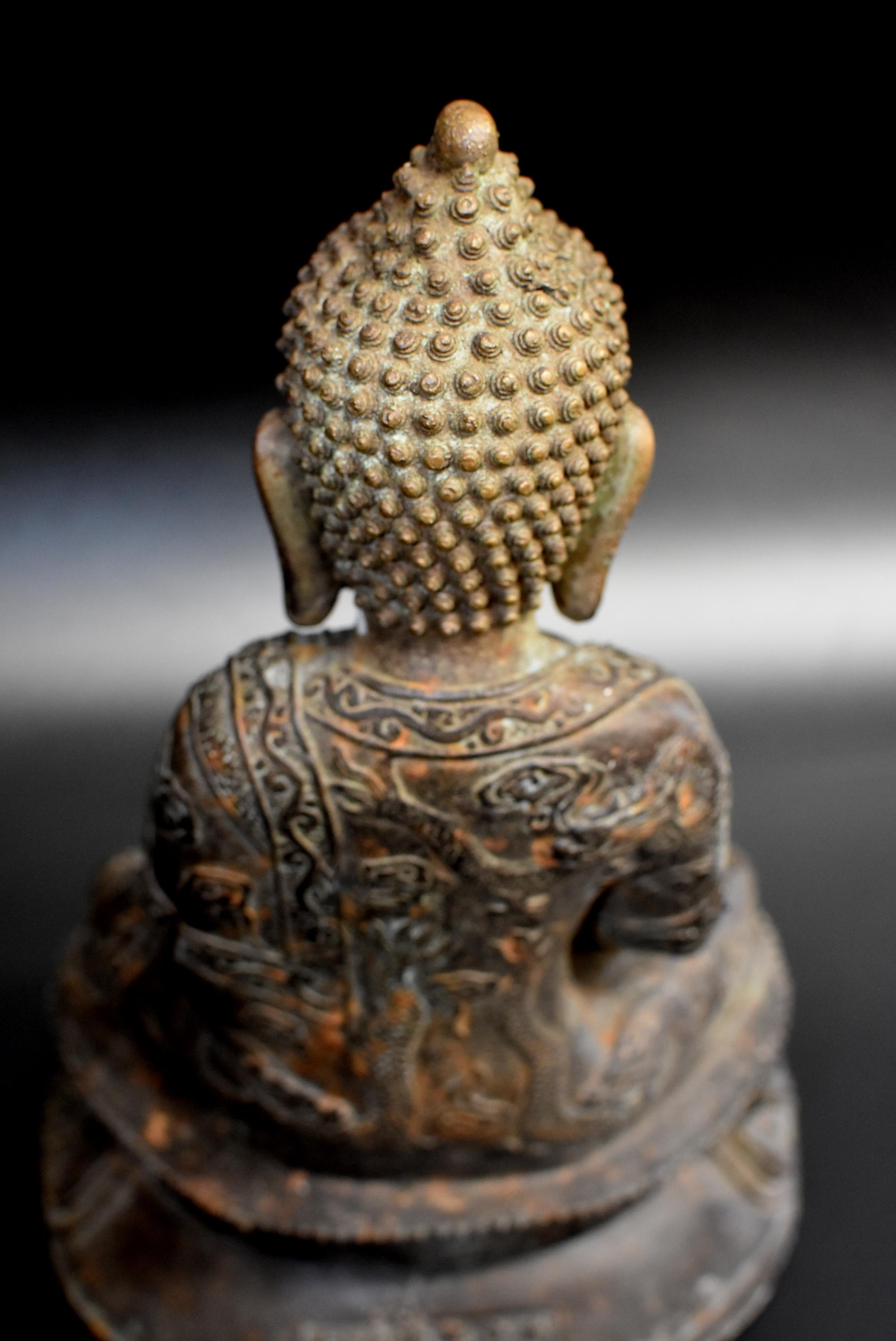 Antique Bronze Buddha, Charity and Compassion 13