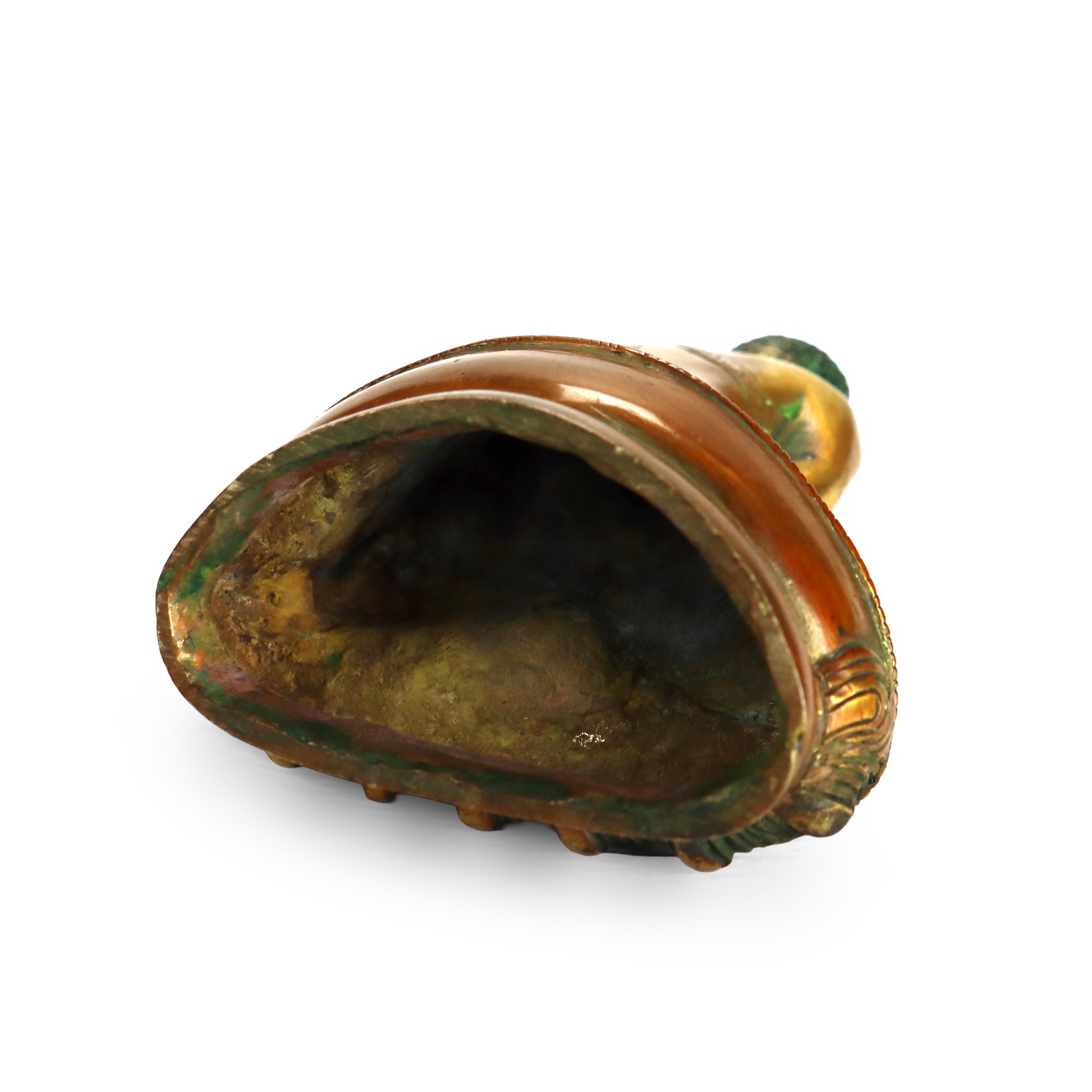 Figura di Buddha in bronzo antico C1920 in vendita 2