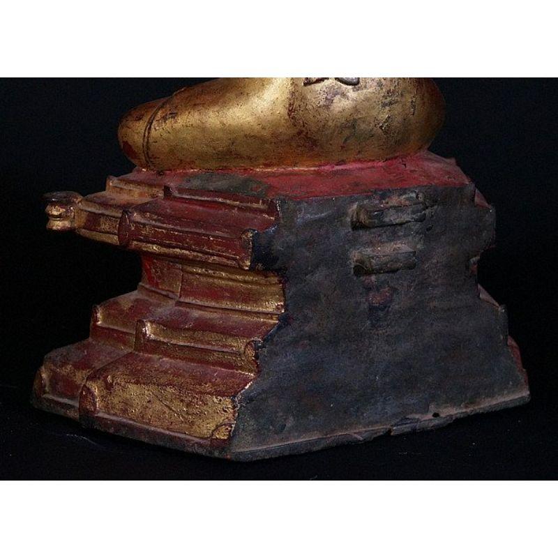 statue de Bouddha en bronze ancien de Birmanie en vente 9