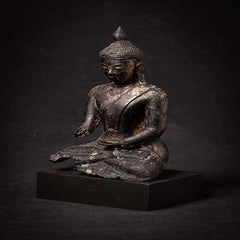 Antique Bronze Burmese Ava Buddha Statue from Burma