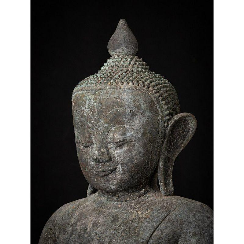 Antique Bronze Burmese Buddha Statue from Burma 8