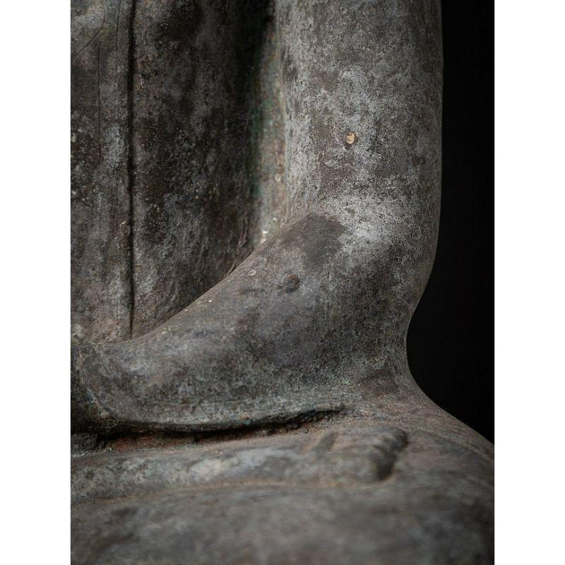Antique Bronze Burmese Buddha Statue from Burma 13