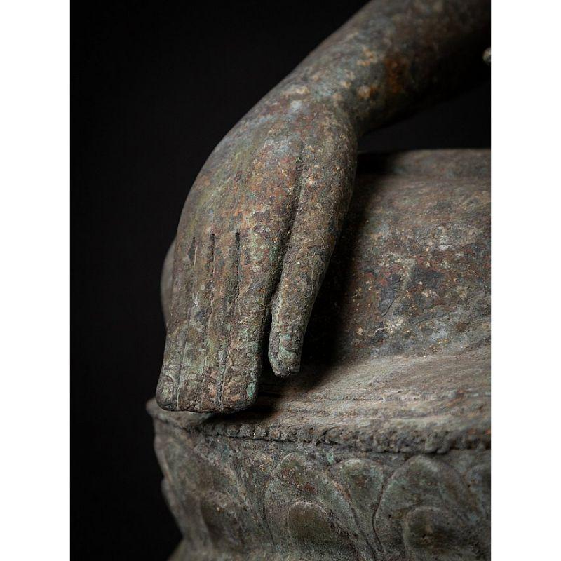 Antique Bronze Burmese Buddha Statue from Burma 15