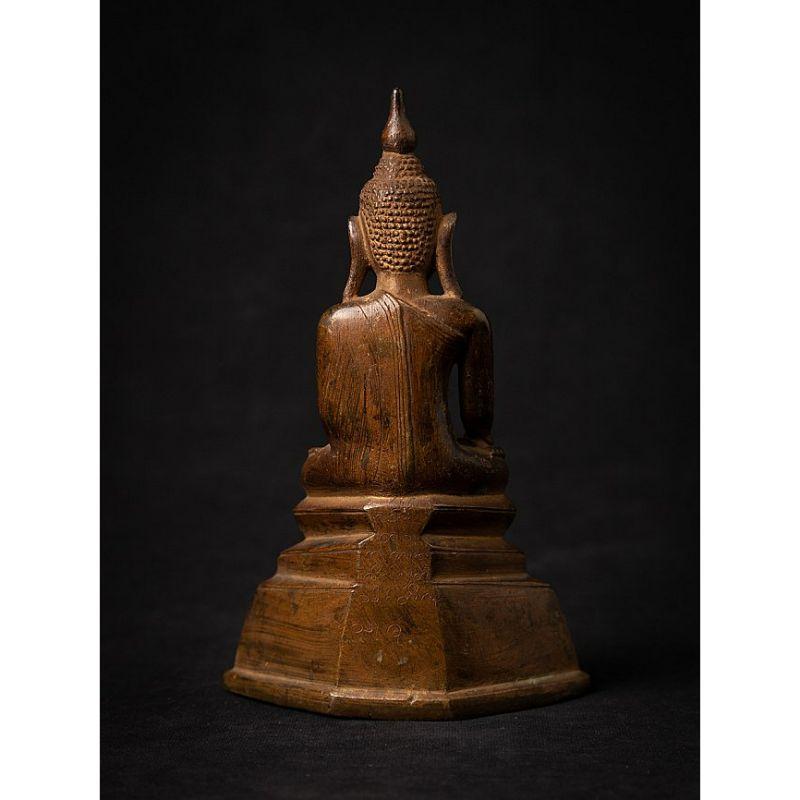 19th Century Antique bronze Burmese Buddha statue from Burma