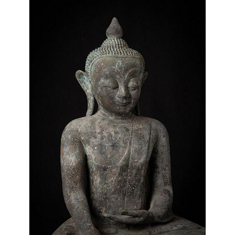 Antique Bronze Burmese Buddha Statue from Burma 3