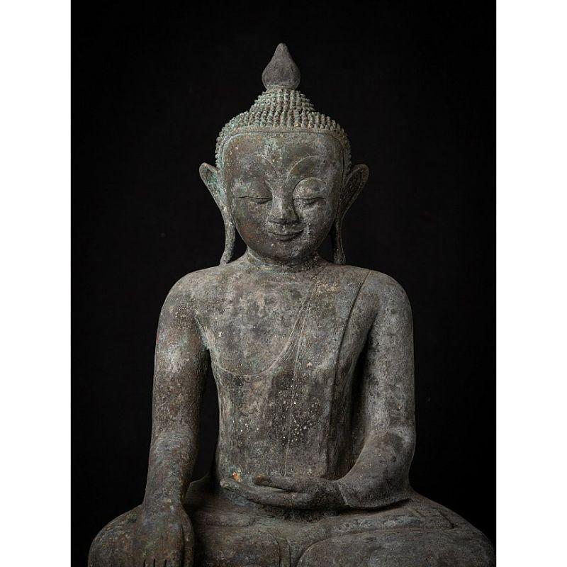 Antique Bronze Burmese Buddha Statue from Burma 5
