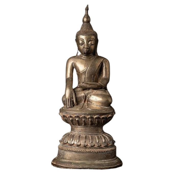 Antique Bronze Burmese Buddha Statue from Burma For Sale