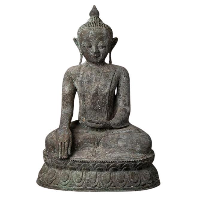 Antique Bronze Burmese Buddha Statue from Burma