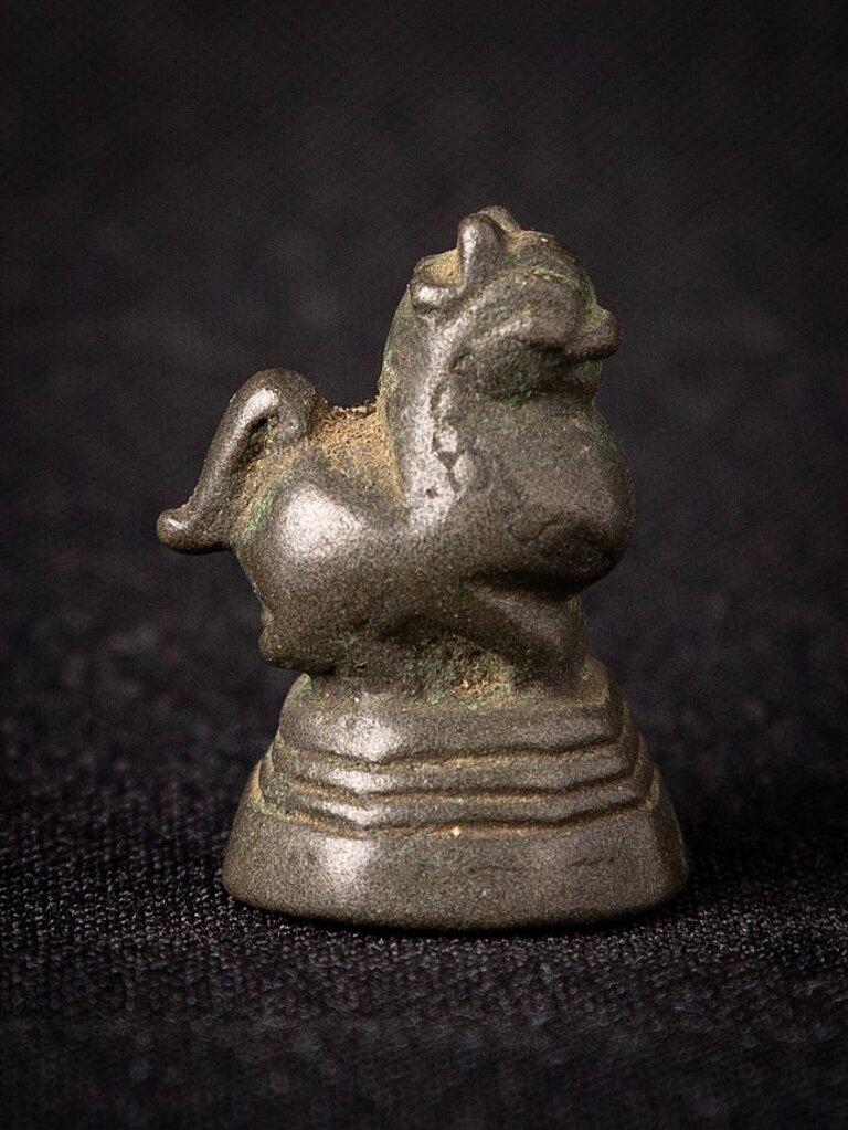 Antique Bronze Burmese Opium Weight from Burma In Good Condition For Sale In DEVENTER, NL