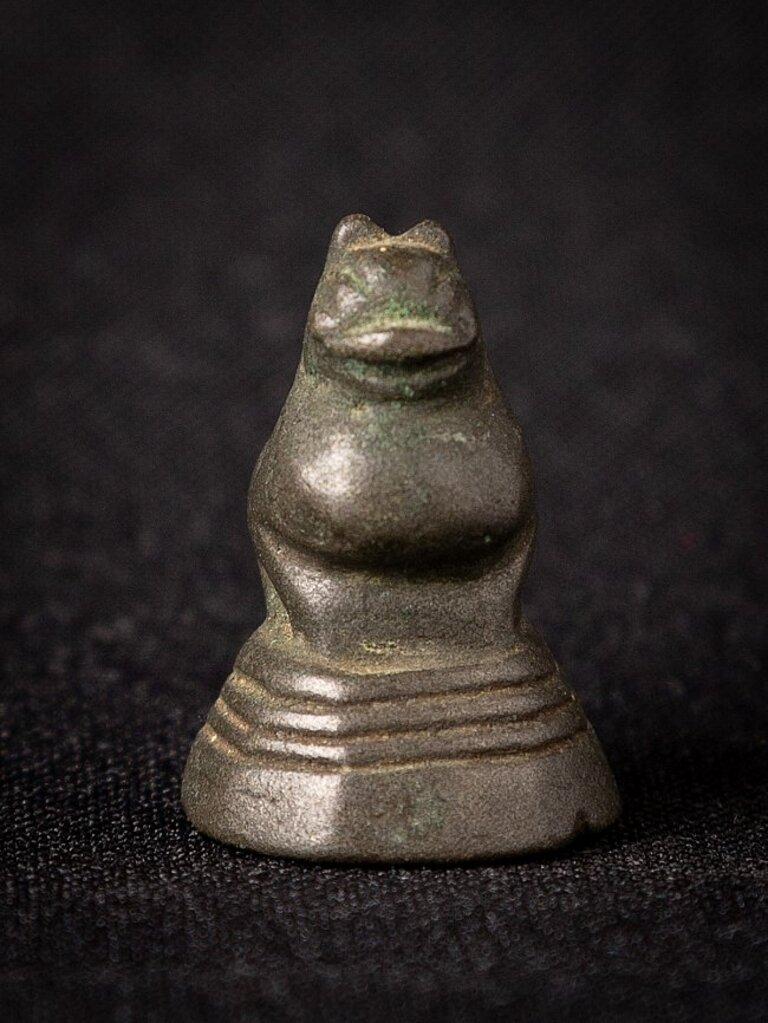 Antikes burmesisches Opiumgewicht aus Bronze aus Burma (18. Jahrhundert und früher) im Angebot
