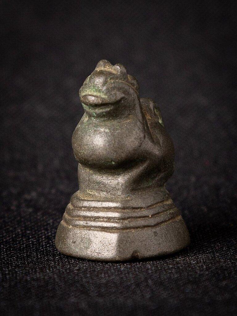 Antikes burmesisches Opiumgewicht aus Bronze aus Burma im Angebot 1