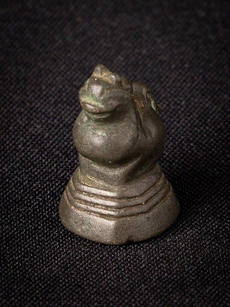 Antique Bronze Burmese Opium Weight from Burma For Sale 3