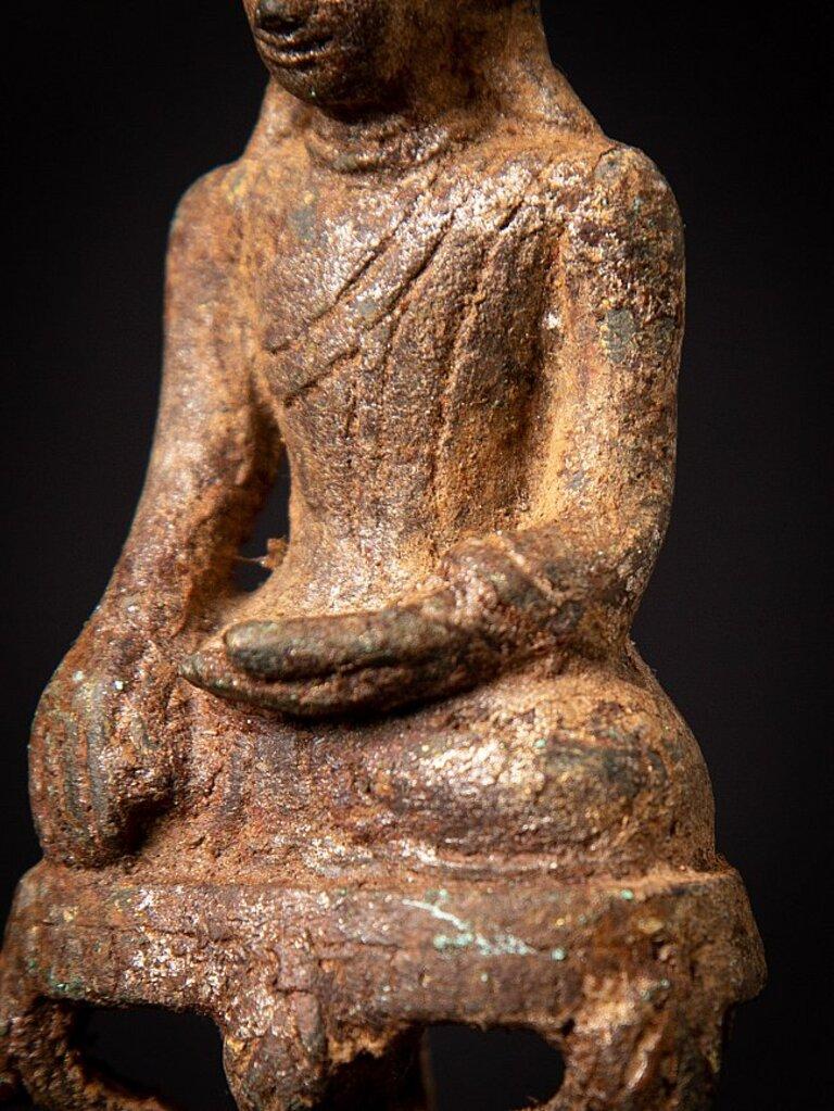 Antique Bronze Burmese Shan Buddha from Burma For Sale 15