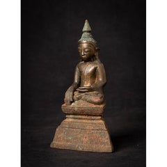 Antique Bronze Burmese Shan Buddha from Burma