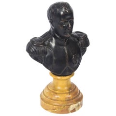 Antique Bronze Bust Napoleon Bonaparte, 19th Century