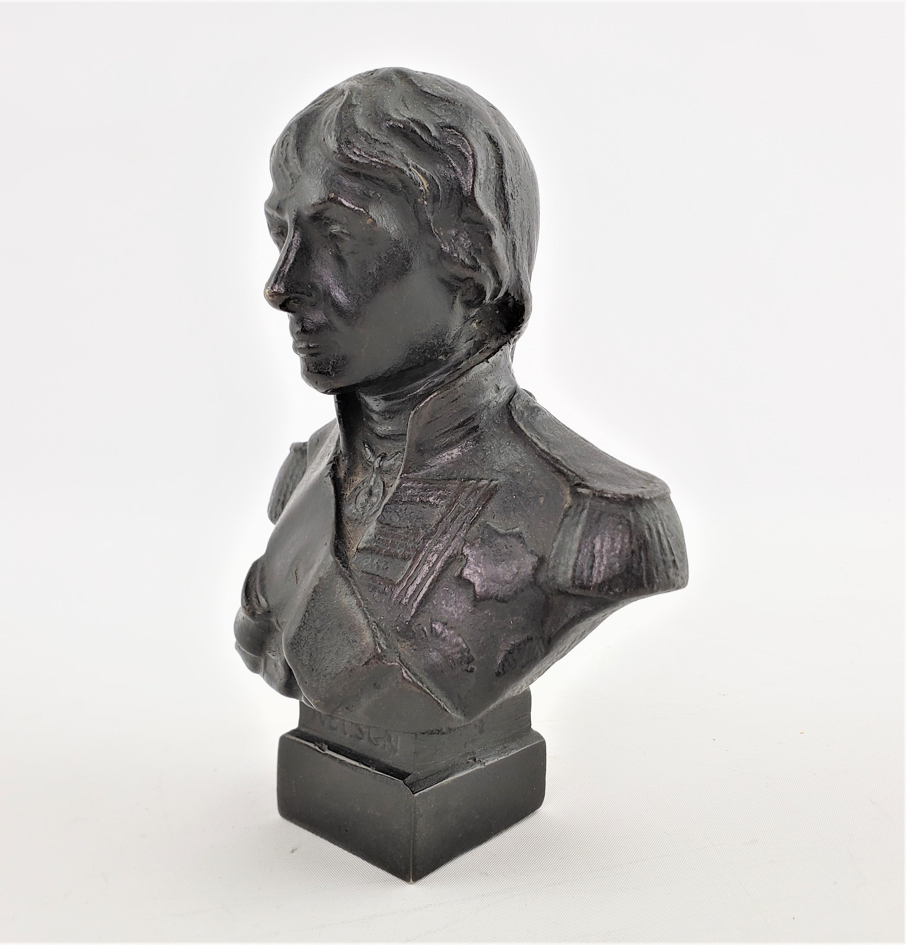 Victorian Antique Bronze Bust of he Admiral Lord Nelson or Sculpture