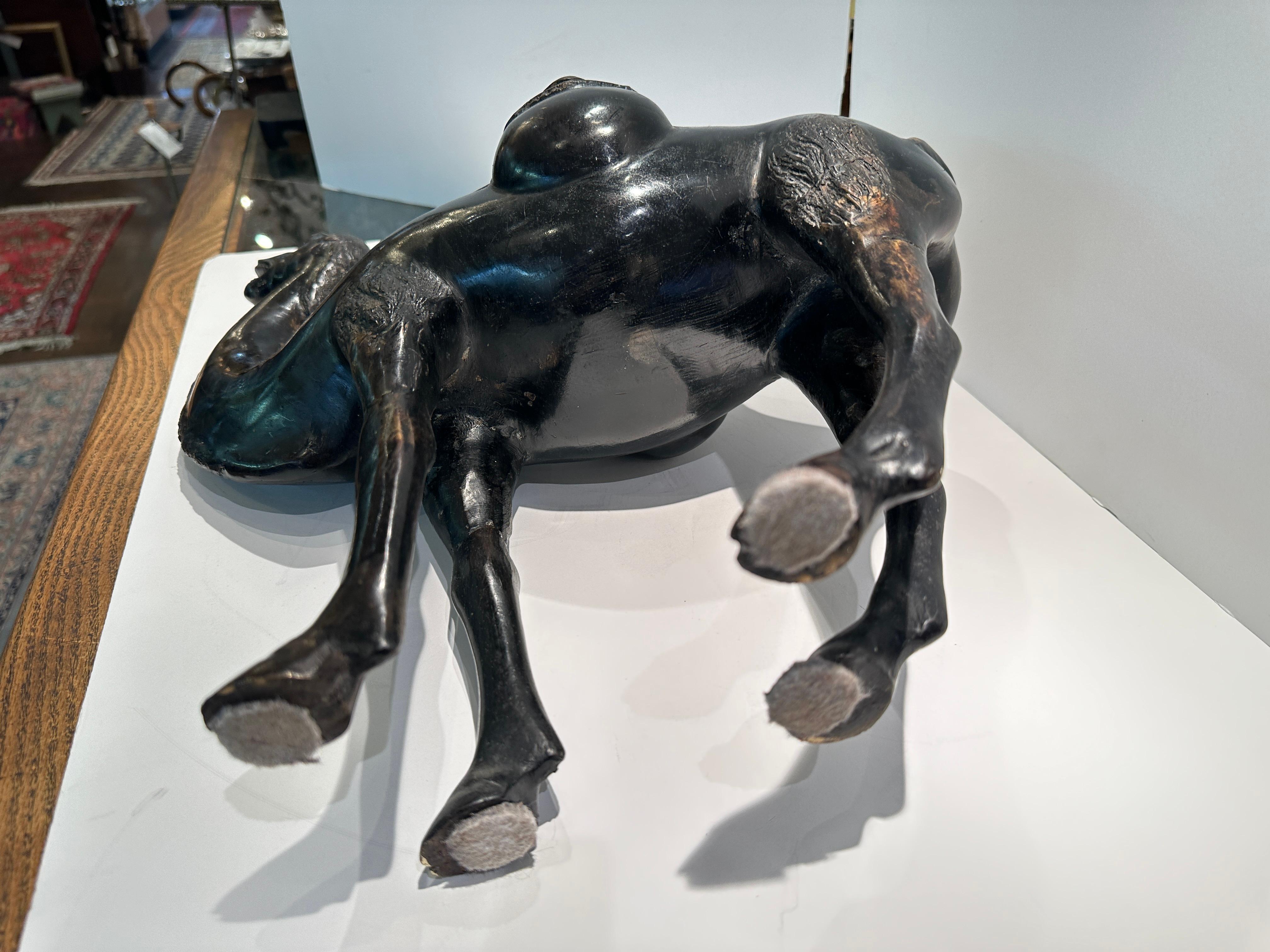 Sculpture de chameau en bronze très décorative de 18