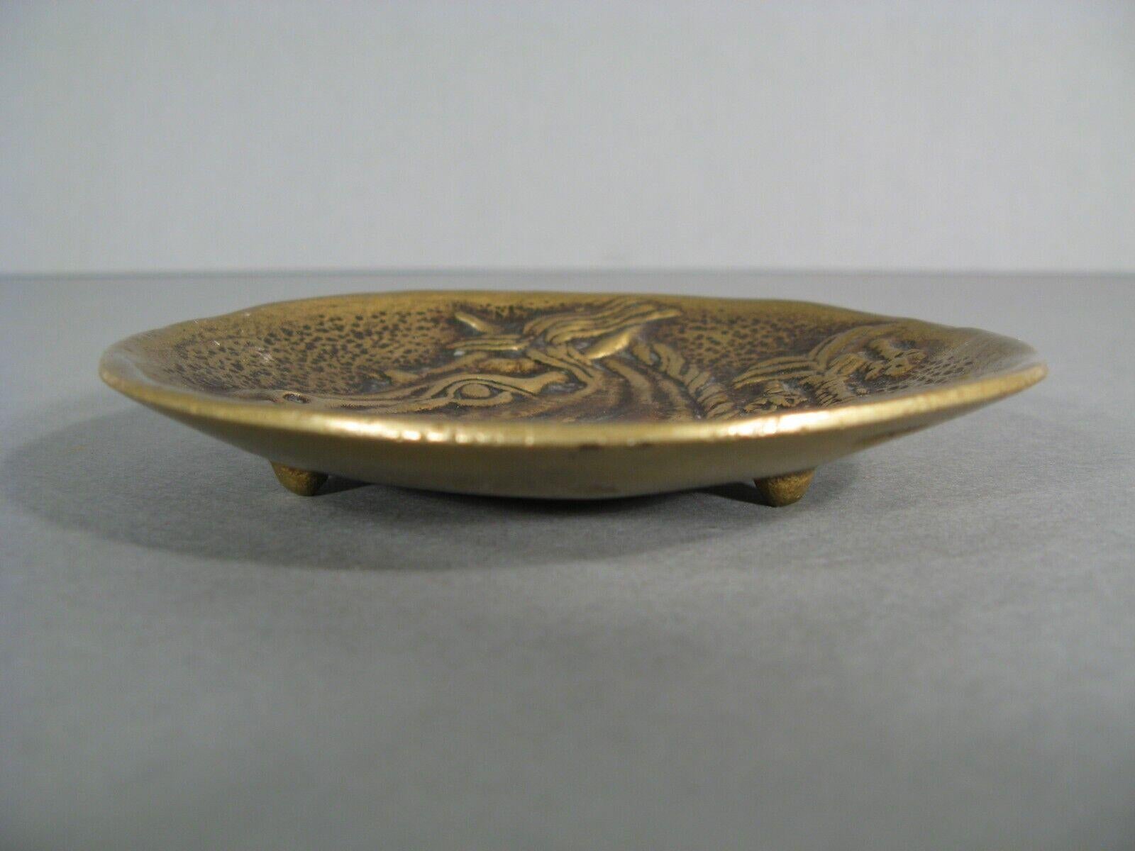 Mid-20th Century Antique Bronze Catchall by Max Le Verrier, Art Deco, Horse and Palm Tree - 1Y163