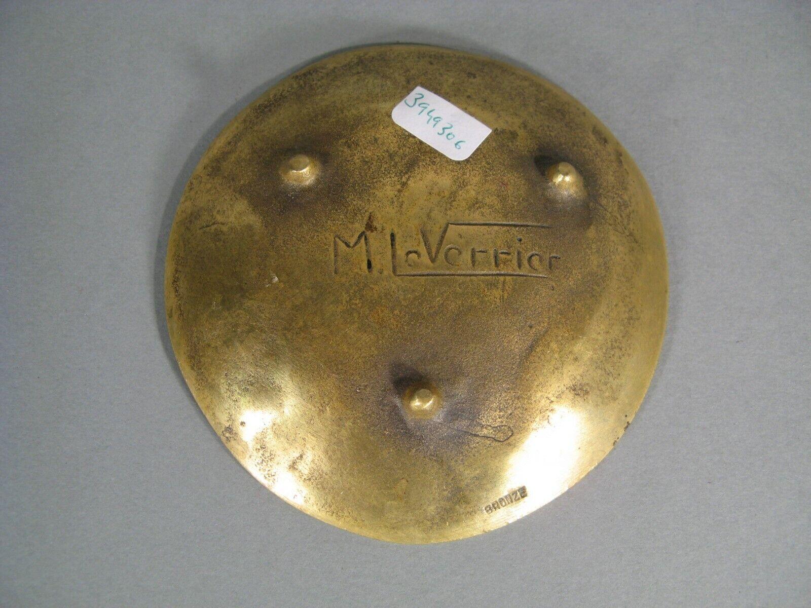 Antique Bronze Catchall by Max Le Verrier, Art Deco, Horse and Palm Tree - 1Y163 2