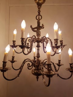 Antique Bronze Chandelier