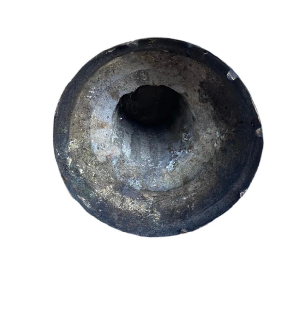 Belle Époque Antique Bronze Cherub on Pedestal Playing The Flute Sculpture Attributed to Fren For Sale