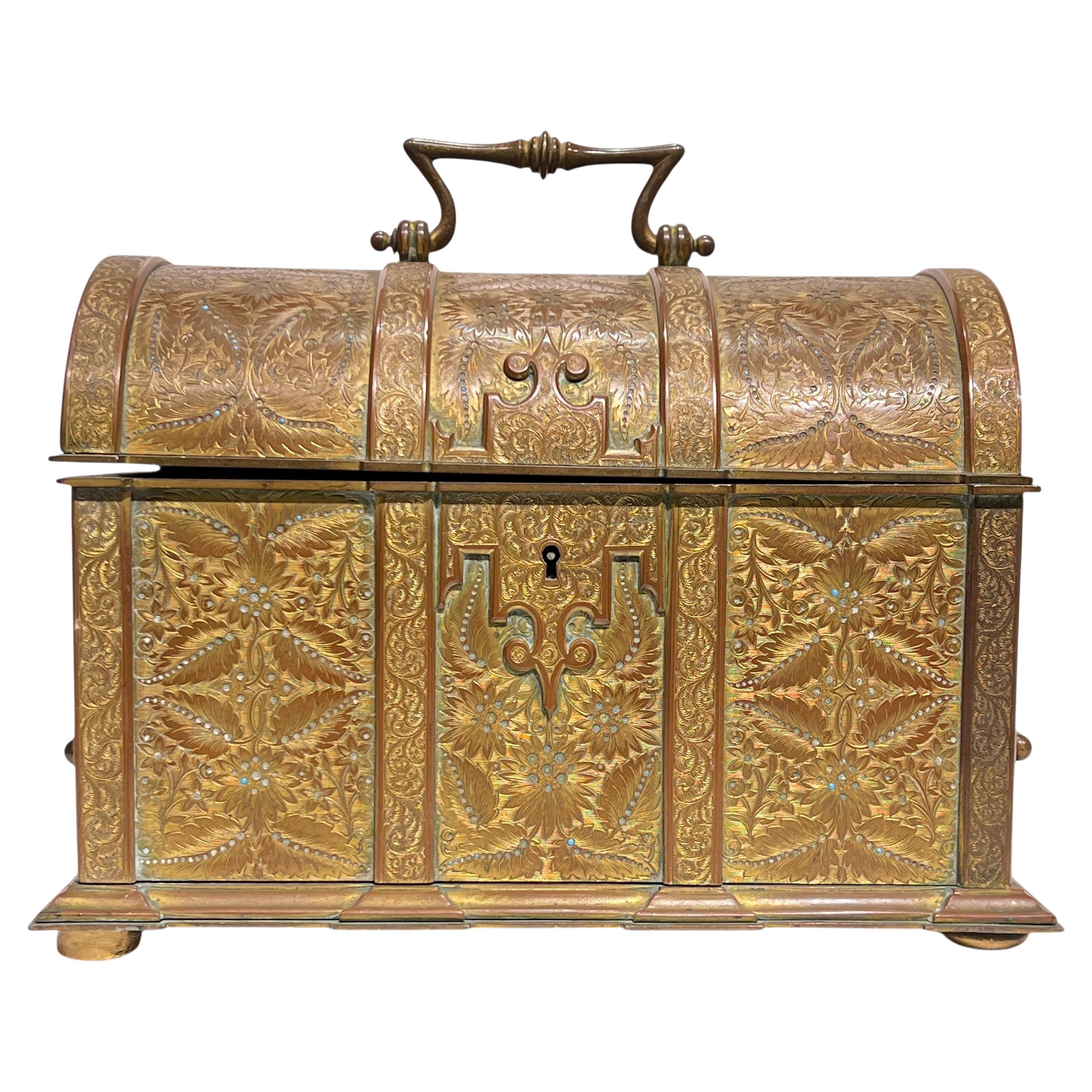 Antique Bronze Chest / Box