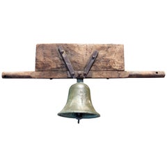 Antique Bronze Church Bell Dated 1818